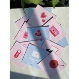 Tiny Stories TR Sevgi Aşk Motivasyon Motto Kart Seti -12 Adet / Kartpostal