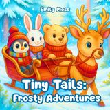 Tiny Tails: Frosty Adventures: Peaceful Winter Coloring Book for Stress Relief and Art Therapy – Relaxing Snowy Scenes for Adults, Teens, and Kids
