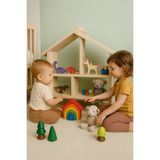 tiny wood Ahşap Montessori Çocuk Oyun Evi - Doğal El Yapımı Büyük Boy Oyuncak Ev