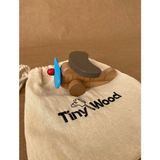 Tiny Wood Ahşap Oyuncak Mini Uçak Eğitsel Oyuncak - Standart - Bej