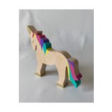 Tiny Wood Ahşap Oyuncak Unicorn At Waldorf Unicorn Oyuncak