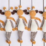 tiny wood AMİGURUMİ ZÜRAFA OYUNCAK / UYKU ARKADAŞI BEJ