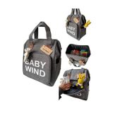 tiny wood Baby Wind Anne Bebek Bakım Çantası | Termoslu, Çok Gözlü, Sıvı Geçirmez Sırt ve El Çantası
