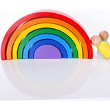 Tiny Wood Waldorf Gökkuşağı 7 Li - Renkli