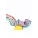 tiny wood WALDORF GÖKKUŞAĞI 7'Lİ PASTEL RENKLİ