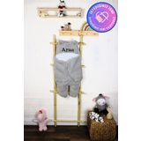 tinykiddesign Nakışlı Bebek Dış Kundak Uyku Tulumu Kıvırcık Wellsoft Peluş Ayıcık Kulaklı Kişiye Özel