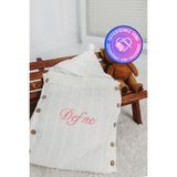 tinykiddesign Welsoft Bebek Kundağı Triko Ekru Örgülü Içi Peluş Istediğiniz Ismi Nakışla Yazıyoruz
