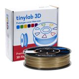 TinyLab 3D 1.75mm 1000gr Altın PLA Filament 190-220°C Baskı Sıcaklığı - Yüksek Kalite, Çevre Dostu, Mükemmel Yapışma ve Pürüzsüz Yüzey