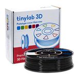 TinyLab 3D 1.75mm 1000gr Siyah PLA Filament 190-220°C Baskı Sıcaklığı - Yüksek Kalite, Çevre Dostu, Mükemmel Yapışma ve Pürüzsüz Yüzey