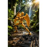 tinylab 3d Robot Dummy Gold Kanatlı Oynar Eklemli Hareketli Oyuncak Aksiyon Figürü 13Cm Aksesuar Kiti Hediyeli