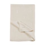tinylamb Triko Krem Bebek Battaniyesi, 85x100 cm, Premium Pamuklu