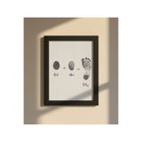 TinyPrint Stüdyo Dad + Mom = Baby (Minimal Tasarım) El Ve Ayak İzi Anı Hatıra Seti Bebek & Patili Dostlar