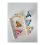 tinystoriestr Mıknatıslı Kitap Ayracı - Kelebek Temalı-2 6 Adet - Magnetic Bookmark Page Marker