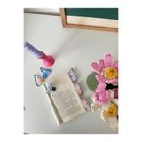 tinystoriestr Mıknatıslı Kitap Ayracı - Kelebek Temalı 6 Adet - Magnetic Bookmark Page Marker