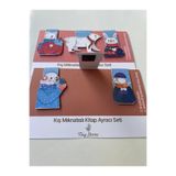 tinystoriestr Mıknatıslı Kitap Ayracı - Kış Temalı, Sevimli Hayvanlı 6 Adet - Magnetic Bookmark Page Marker
