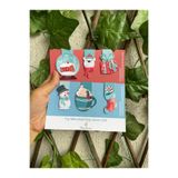 tinystoriestr Mıknatıslı Kitap Ayracı - Yılbaşı, Kış Temalı - Magnetic Bookmark Page Marker