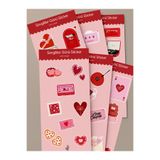 tinystoriestr Sevgi Aşk Love Temalı Sticker Seti - 6 Adet / Vintage, Ajanda, Defter,Bullet Journal,Scrapbook