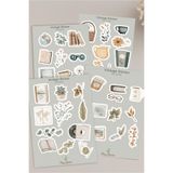tinystoriestr Vintage Sticker Seti– Ajanda, Defter,Bullet Journal,Scrapbook