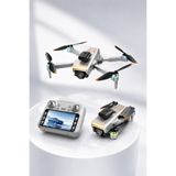 Tinytek M4 4K Geniş Açılı Kameralı Katlanabilir Akıllı Drone - GPS, 2 Eksenli Gimbal, Fırçasız Motor ve Ekranlı Kumanda