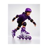 tinytoys Işıklı Ayarlanabilir Çocuk Pateni S,M,L Beden ABEC-7 Rulmanlı 4 Tekerlekli Inline Paten | Pembe / Mor / Kırmızı / Mavi / Siyah