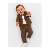 tinytrends Erkek Bebek Zıbınlı Gömlek Papyonlu Takım Elbise