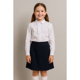 tinytrends Kız Çocuk Uzun Kollu Pamuklu Comfort Gömlek Okul
