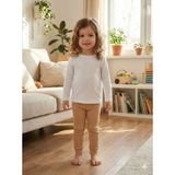 tinytrends Unisex %100 Pamuk Bebek&çocuk Tayt - Kahverengi - 2 - 3 Yaş