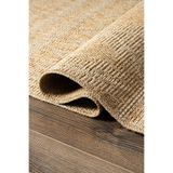 Tiora TI007A Bej Jüt Halı Naturel Sisal Örme Hasır Modern Yıkanabilir