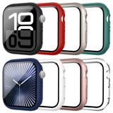 Tiorecime Apple Watch Serisi 10 46 mm için 8'li Paket Kılıf, Temperli Cam Ekran Koruyucu, Darbeye Dayanıklı Sert PC Tampon, Çizilmeye Dayanıklı Koruyucu Kapak, iWatch S10 46 mm Aksesuarlarla Uyumlu