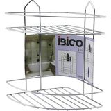Tios Shop Krm 2 Katlı - Üçgen Krom Metal Banyo Köşelik - Duşkabin Raf (5047) Krm