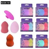 Tios Shop Krm 3+1 Parça Renkli Makyaj Sünger Silikon Fırça Seti (5047) Krm