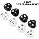 Tios Shop Krm 4pcs Tek Bilya Tekerlekli Poşetli Mobilya Eşya Taşıma Aparatı 360° (5047) Krm