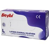 Tios Shop Krm Beybi L Pudralı Muayene Eldiveni 100LÜ (5047) Krm - 1 Ay