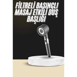 Tios Shop Krm Duş Başlığı Profesyonel Masaj Başlıklı 3 Modlu Yeni Nesil Masaj Uçlu Su Tasarruflu Krm