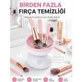 Tios Shop Krm Elektrikli Makyaj Fırçası Temizleyici USB ile Çalışan Otomatik Fırça Yıkama Makinesi Ye