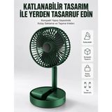 Tios Shop Krm Katlanabilir USB Şarjlı Masaüstü Soğutucu Mini Fan Telefon Tutucu Yeni Nesil Krm