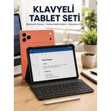 Tios Shop Krm Klavyeli Tablet Pc Kalem Kılıf ve Ekran Koruyucu Hediyeli Android Set Krm