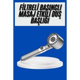 Tios Shop Krm Yeni Nesil Duş Başlığı Paslanmaz Çelik Masaj Etkili Ergonomik Tasarım Su Basınçlı Krm