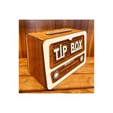 Tip Box Bahşiş Kutusu Nostaljik Radyo Görünümlü, Ahşap, 17 cm Genişlik