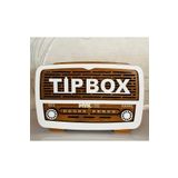 Tip Box Bahşiş Kutusu Nostaljik Radyo Görünümlü Beyaz