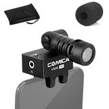Tip C Akıllı Telefon Mikrofonu, Comica CVM-VS09 Video Kayıt Mikrofonu USB C Akıllı Telefon için Shotgun Micro YouTube Vlogging Facebook Livestream, Tip C Port Tabletler, Huawei,Samsung Galaxy,LG Android için