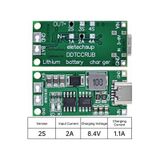 Tip C Bms 2s 3s 4s 1a 2a 4a 18650 Lityum Pil Şarj Cihazı Kurulu Usb C Step-up 2s 2a