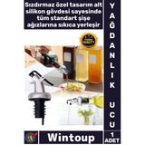 #Tıpa Silikon Damlatmaz Mutfak Sos Yağ Sirke Dökücü Sızdırmaz Kapaklı Şişe Tıpası Yağdanlık Ucu