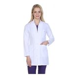 TıpMod Kadın Orta Boy Hakim Yaka Doktor Önlüğü - 3XL - Beyaz