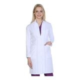 TıpMod Kadın Uzun Boy Hakim Yaka Doktor Önlüğü - XS - Beyaz
