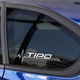 Tipo Nabız Kalp atışı sticker 2 adet kelebek cam