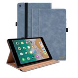 TIPOYOROO iPad 6./5. Nesil 9.7 inç iPad 2018/2017/iPad Air/iPad Air 2 için Kılıf, iPad 9.7 inç Tabletler için Bussiness Akıllı Folyo Kapak - Gri