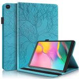 TIPOYOROO Samsung Galaxy Tab A 10.1 2019 Kılıfı (SM-T510/T515) Samsung Galaxy Tab A 10.1 İnç Tablet SM-T510/T515 2019 Sürüm Modeli için Premium İnce PU Deri Stand Katlanır Folyo Kapak -Turkuaz