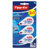 Tipp-Ex Pocket Şerit Silici 3Lü - Hızlı Ve Temiz Düzeltme 3'Li Ekonomik Paket