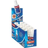 Tipp-Ex Rapid Sıvı Düzeltici 20ML 10'lu Kutu, Tiner Veya Sıvı Inceltici Gerektirmez, Üçgen Kesitli Sünger Uç - 41 Delft Blue
